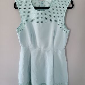 J. Crew Aqua Sleeveless Dress
